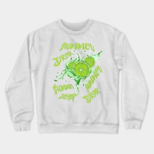 Summer lime drink - summer 2022 shirt Crewneck Sweatshirt